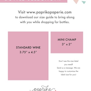 Wedding Milestone Wine Labels, Personalized Wine Bottle Stickers, Newlywed Wedding Wine Gift, Anniversary Engagement Bridal Shower Gift imagem 6