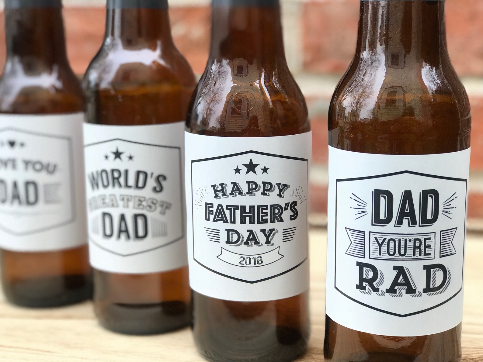 Fathers Day Beer Labels Gift for Dad Fathers Day Gift From Etsy