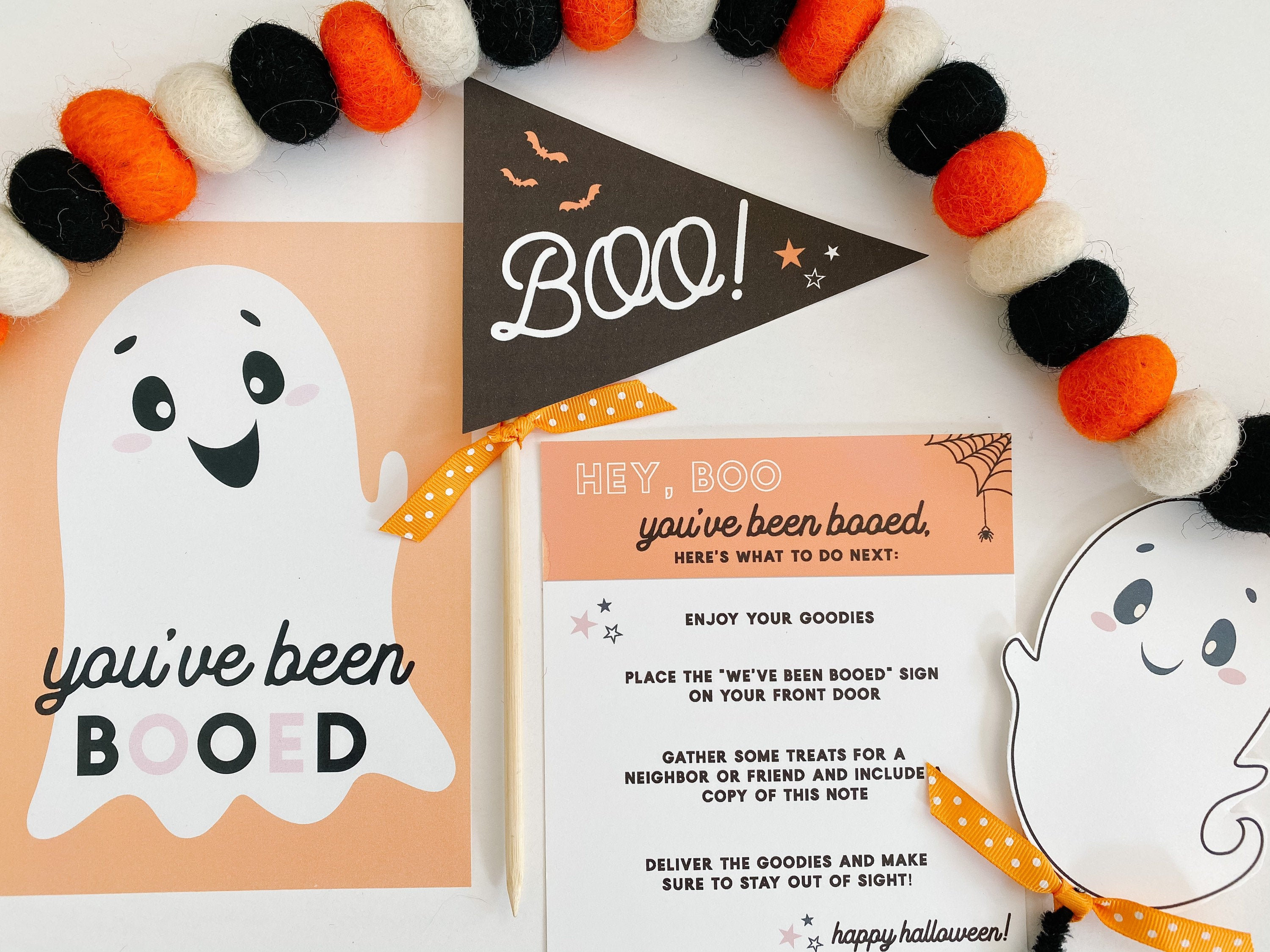You've Been Booed Printable, You've Been Booed Kit, Halloween…