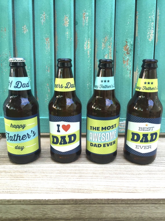 Fathers Day Golf Beer Labels Gift for Dad Gift for Him Fathers Day