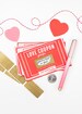 Scratch-Off Love Coupons Scratch off Valentines Valentines Gift for Her Valentine's Day Card Valentine's Gift For Him Valentines Cards 