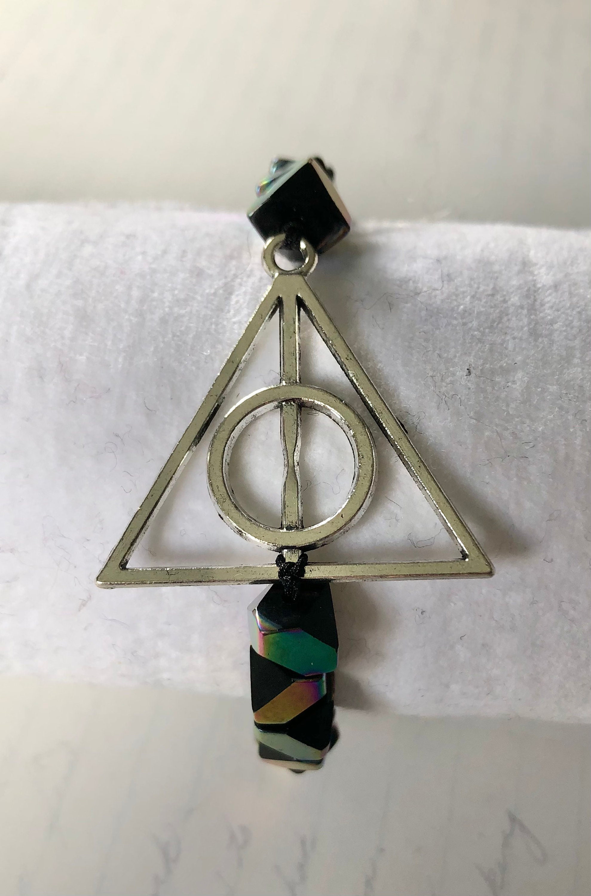 Harry Potter Sterling Silver Crystal Deathly Hallows Bead Bracelet |  H.Samuel