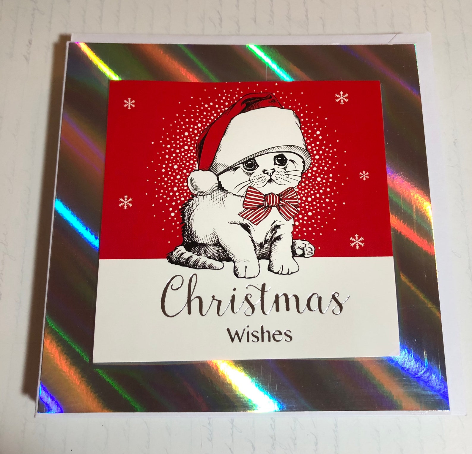 Handmade Boxed Christmas Cards Set of 6 Etsy