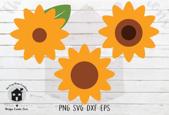 Download Sunflower Svg Bundle Fall Sunflowers 3 Cut File Flowers Etsy PSD Mockup Templates