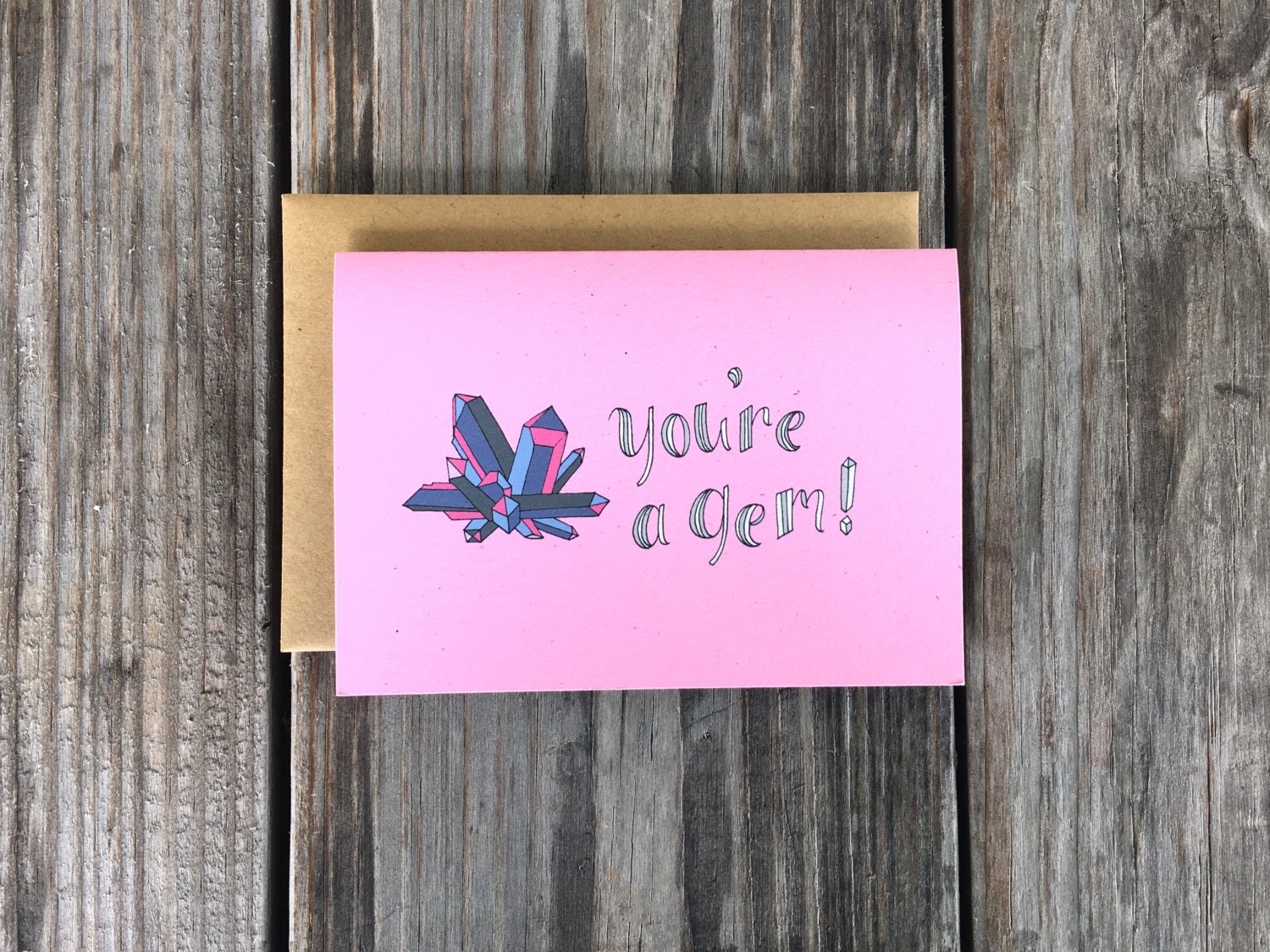 You're a Gem Thank You Cards, Baby Shower Thank You Card, Gem Bab…