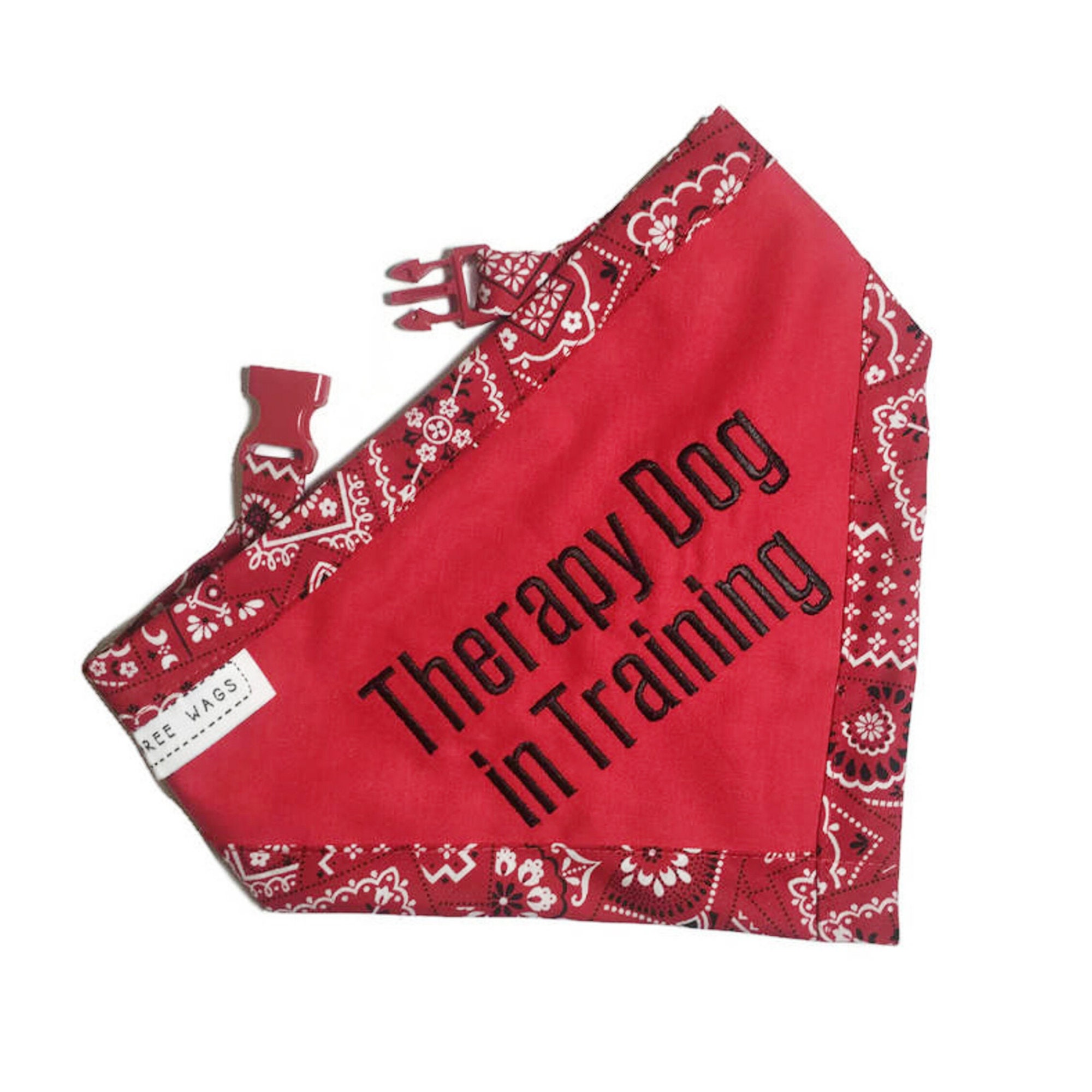 Therapy Dog in Training Bandana Therapy Dog Service Dog Gear Etsy
