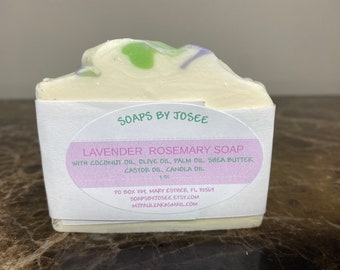 Lavender and Rosemary all natural soap