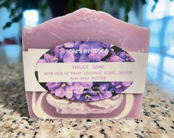 VIOLET Old Fashioned Lye Soap