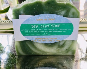 Sea Clay Old Fasioned soap, Juniper Breeze