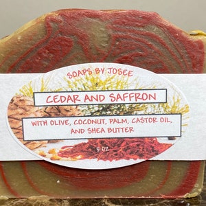 CEDAR SAFFRON Old Fashioned Lye Soap