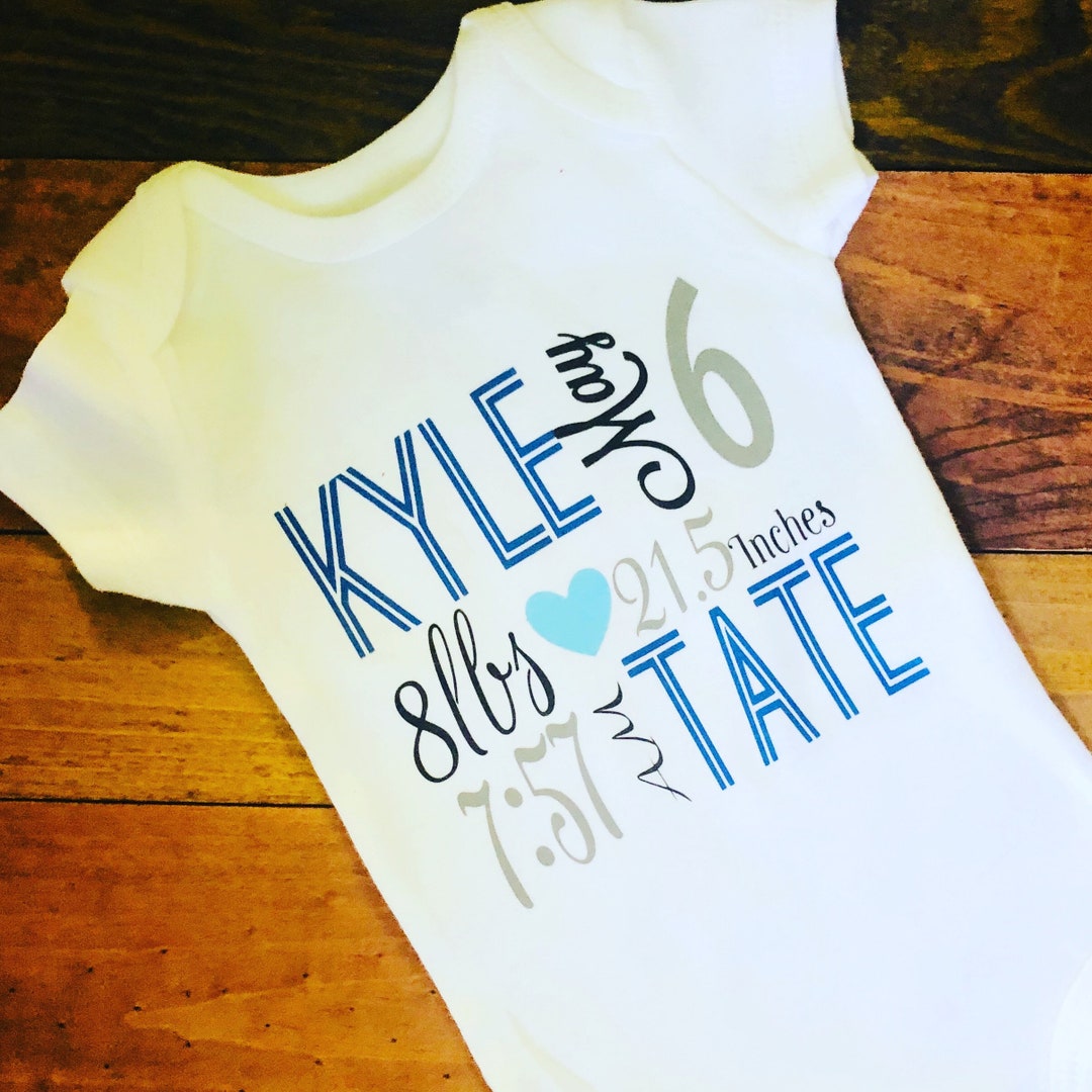 Birth Announcement, Babys First Outfit, Personalized Outfits for Baby — free download
