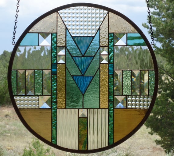 Stained Glass Window Panelarts Crafts1flw Style Stained Glass Window Panelarts, Round Stained Glass Window Panels