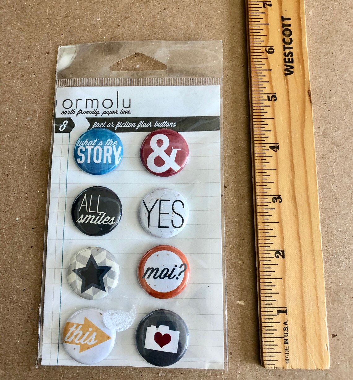 Self Adhesive Flair Buttons Etsy