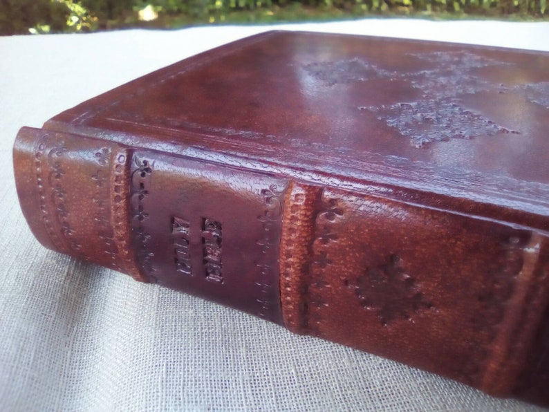leather bound esv bible
