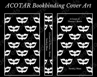 ACOTAR Cover Art Cricut Design Space Digital Download PNG. Penguin Classics Inspired ACOTAR Cover Design for Bookbinding Projects