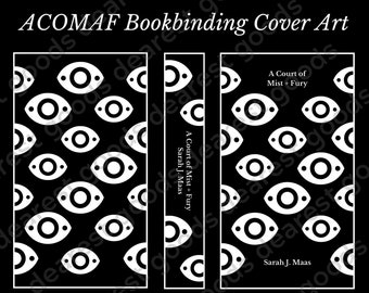 ACOMAF Cover Art Cricut Design Space Digital Download PNG. Penguin Classics Inspired ACOTAR Cover Design for Bookbinding. Mist and Fury Art