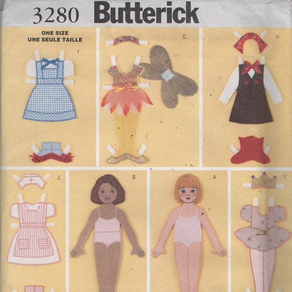 Fabric Paper Dolls Etsy