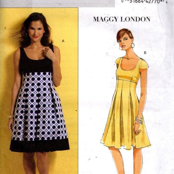 Misses  Maggy London Dress Sewing Pattern, Very Easy Butterick 5317 -  Size 8 10 12 14      Uncut