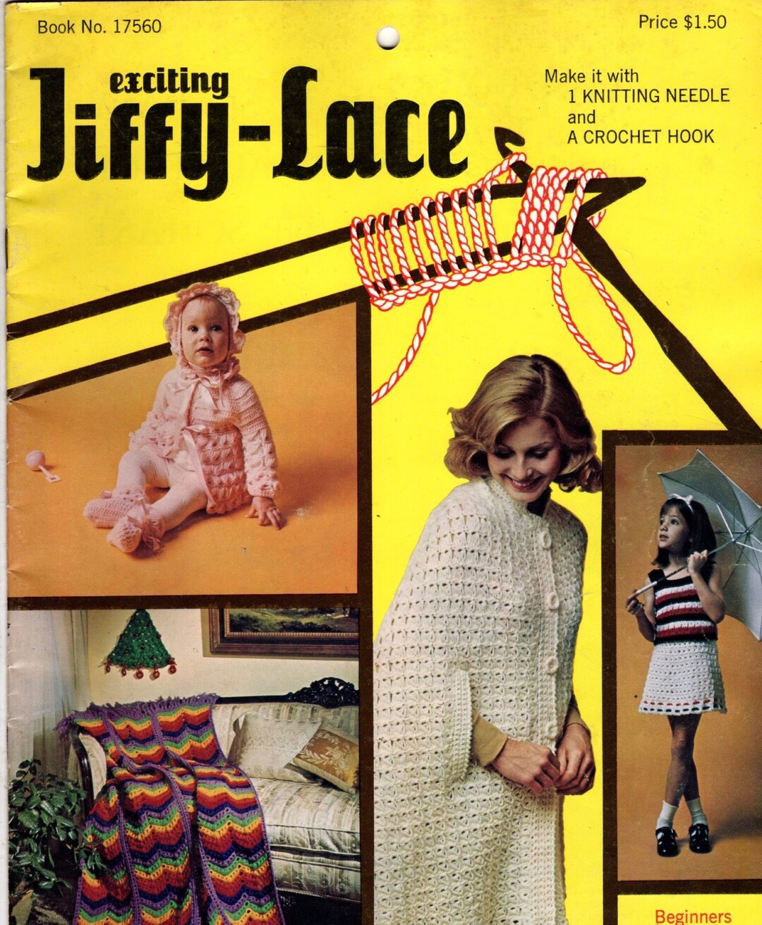 Jiffy Lace Designs to Make With Knitting Needle and Crochet Etsy