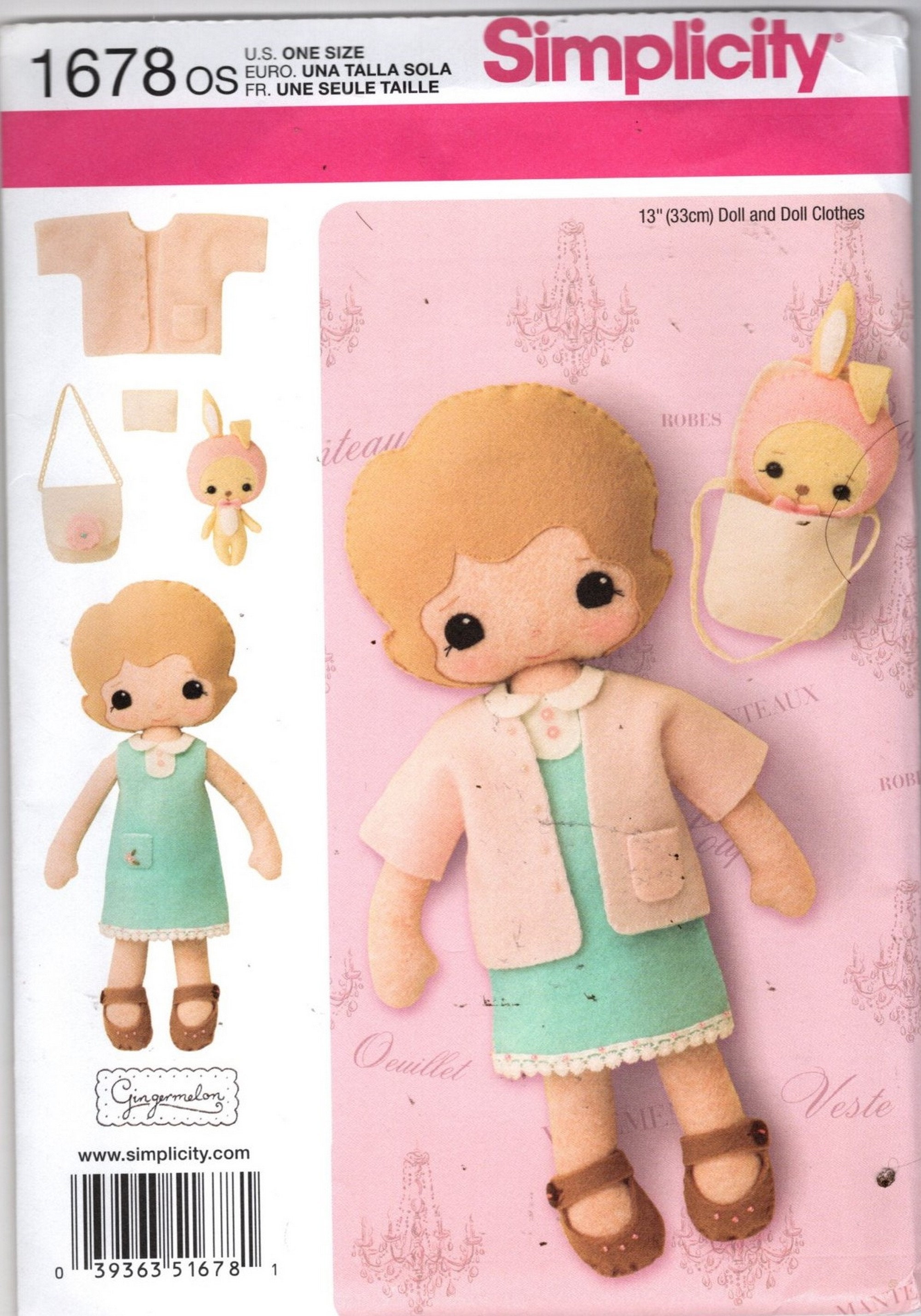 13 Felt Doll Clothes & Accessories Sewing Pattern Etsy