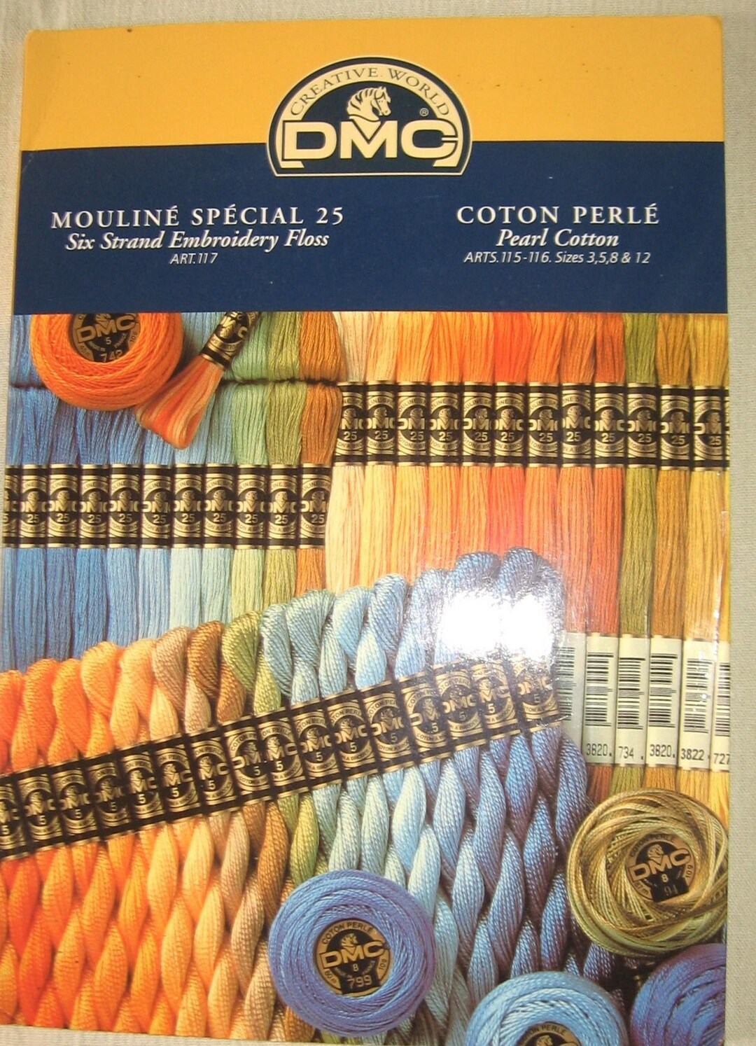 2000 DMC Stitcher's Color Chart Guide Six Strand Embroidery Floss ...
