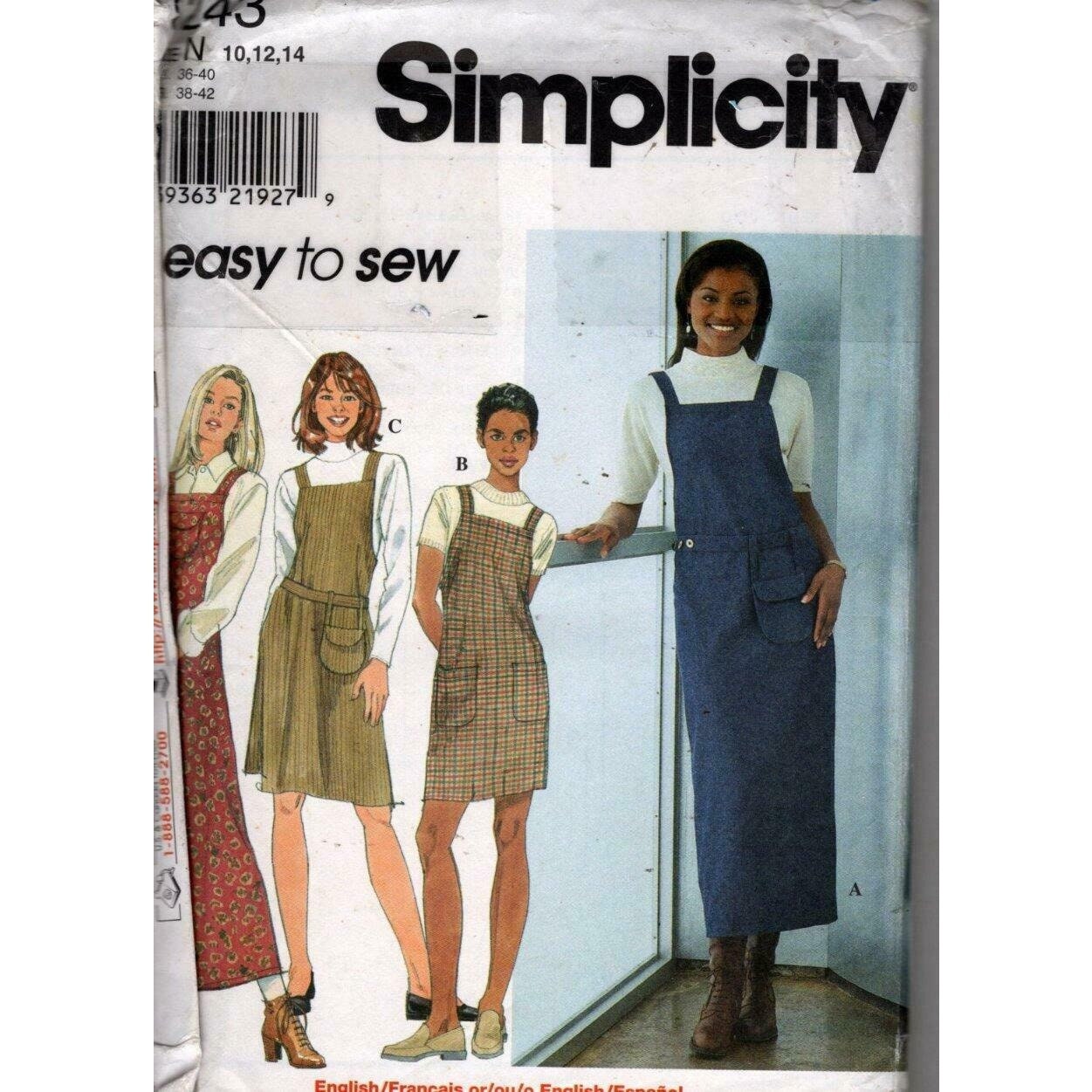 【最安値挑戦】 Sewing Jumper Sew to Easy Misses Pattern 14 12 10 Sizes 裁縫材料