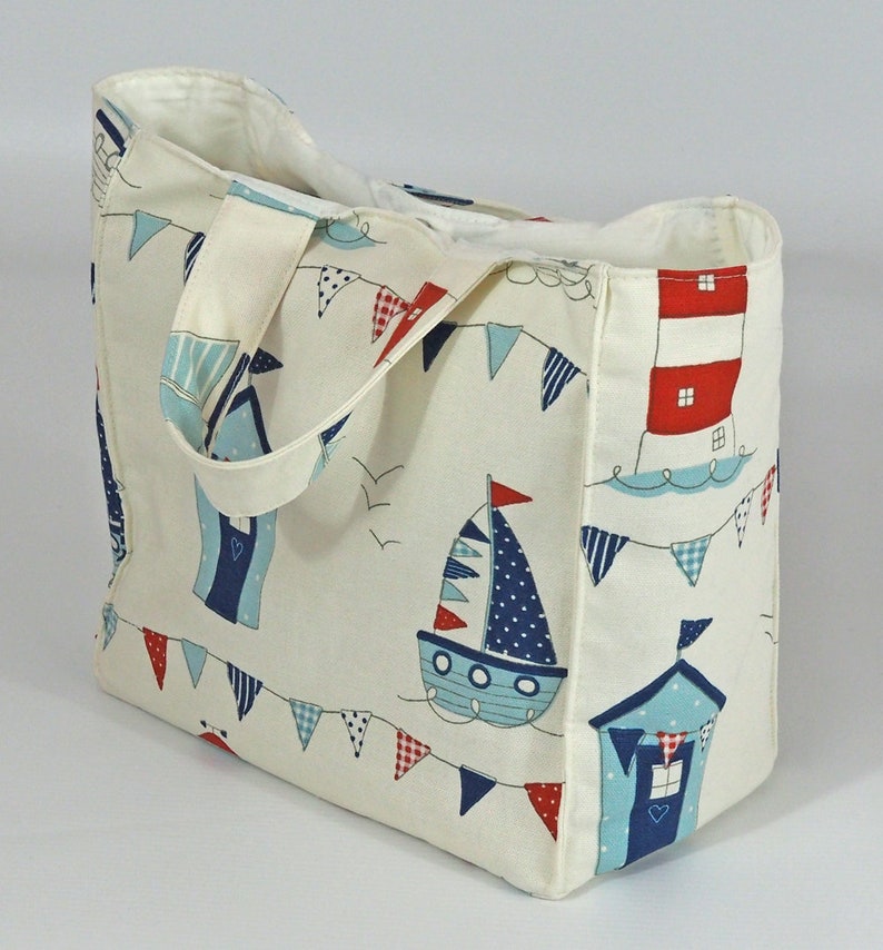 nautical lunch bag