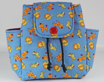 SALE Cute animals backpack / children’s fabric backpack / school bag