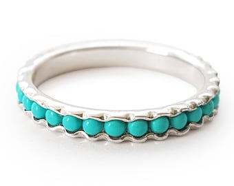 Bohemian Ring with Turquoise