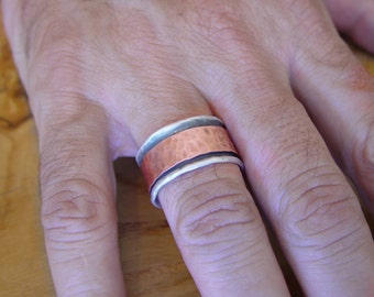 Organic Men Wedding Ring