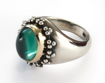 Green Quartz Chunky ring