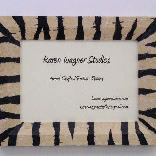 Zebra Print Frame