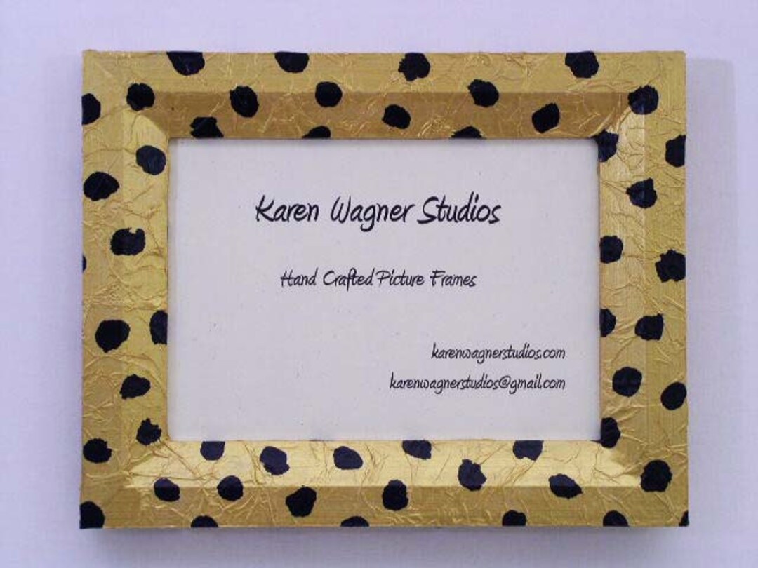 Bright Leopard Picture Frame - Etsy