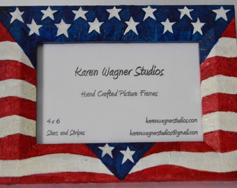 Stars and Stripes Picture Frame