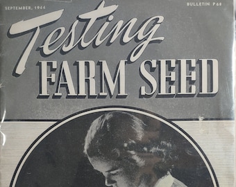 Testing Farm Seed by R.H. Porter, 1944