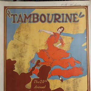 Twentieth Annual Comic Opera Tambourine by the Mimes of the University of Michigan Union, 1925