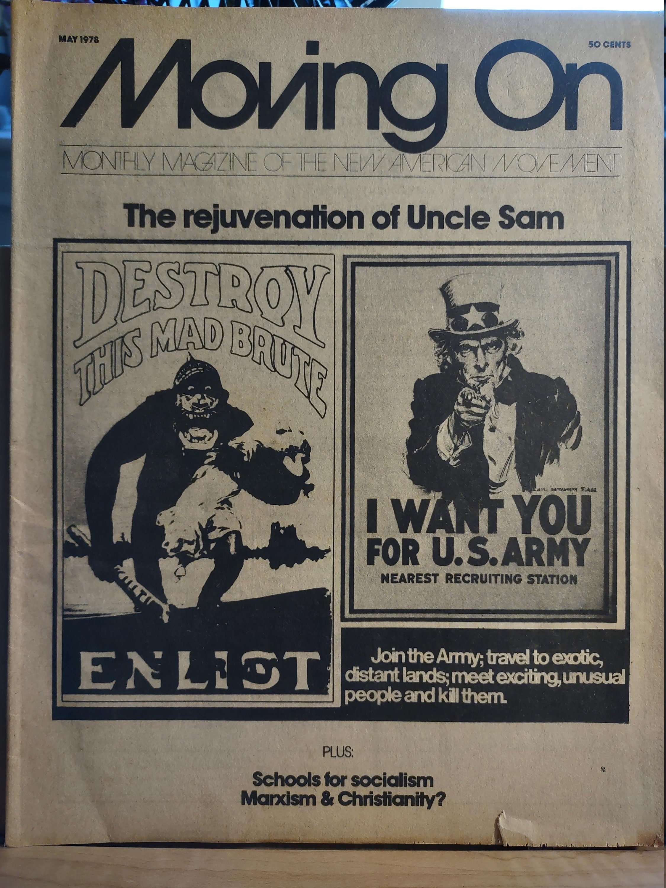 Moving On: Magazine of the New American Movement May 1978 - Etsy