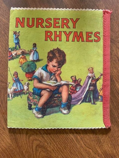Nursery Rhymes Cloth Book, 1956 - Etsy
