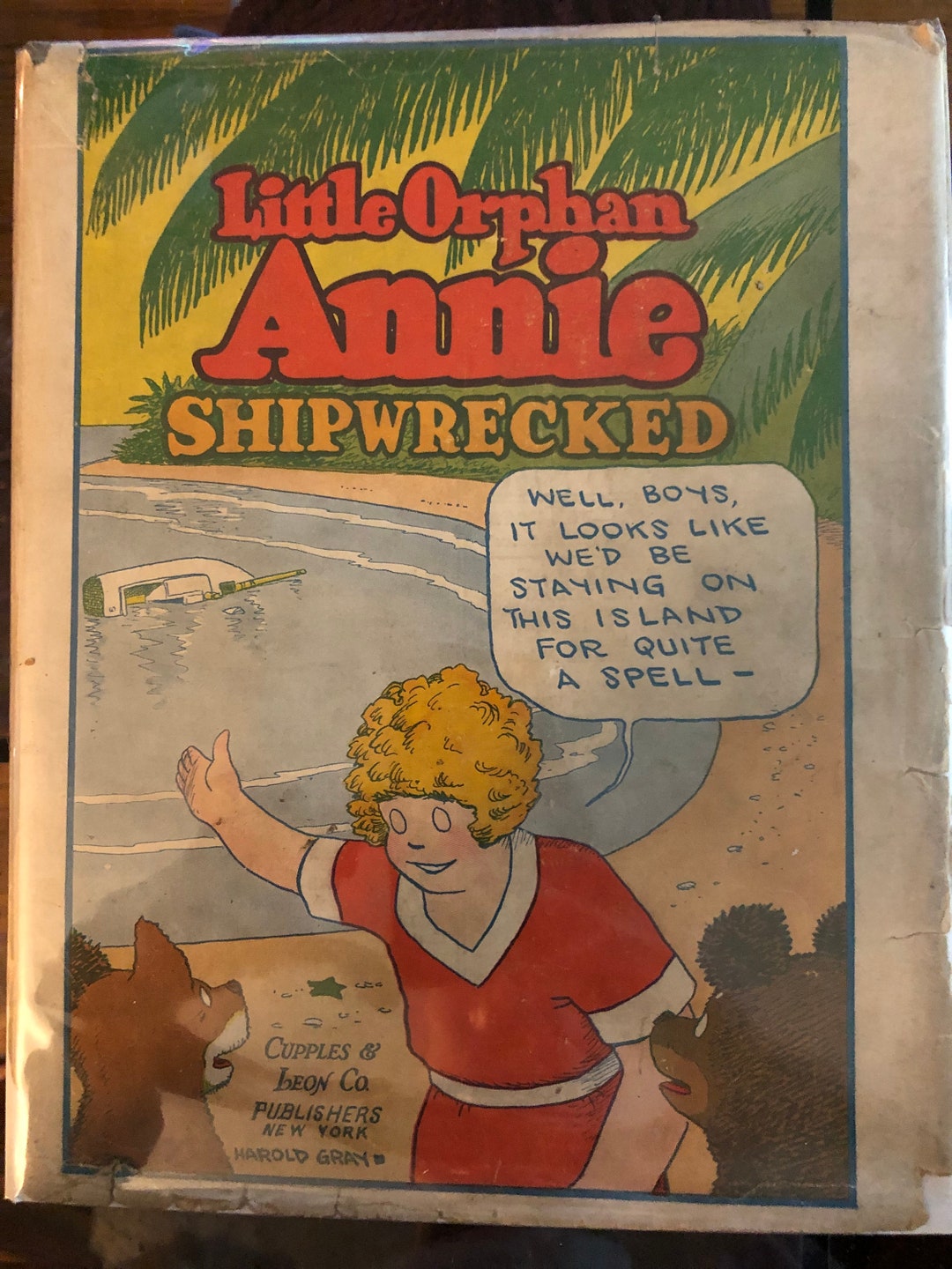 Little Orphan Annie: Shipwrecked by Harold Gray 1934 - Etsy