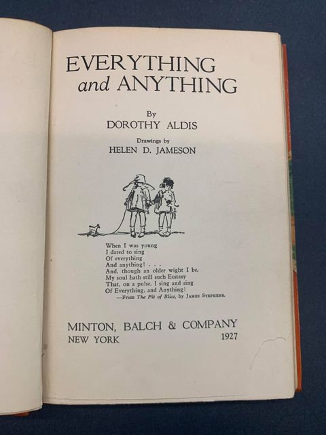 Everything and Anything by Dorothy Aldis 1927 Etsy