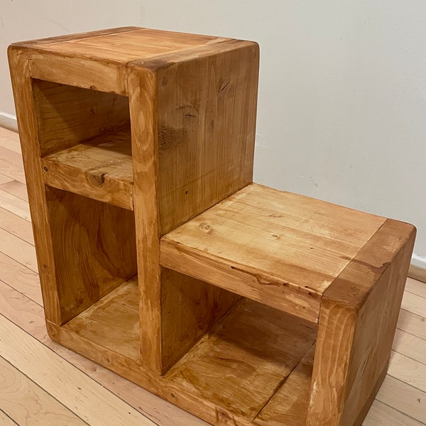 Solid Wood End Table Etsy