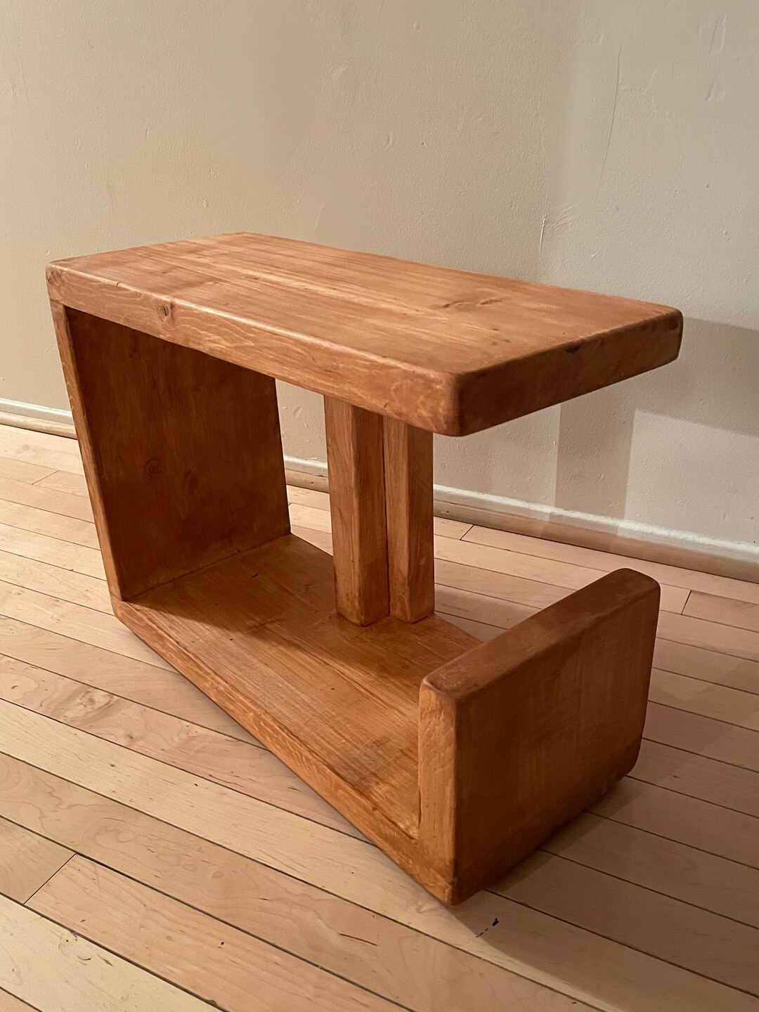Solid Wood End Table / Tv Stand Handmade in Quebec Etsy