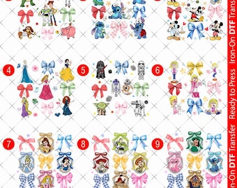 Disney Princess Iron-On DTF Transfer: star mickey stitch 00192