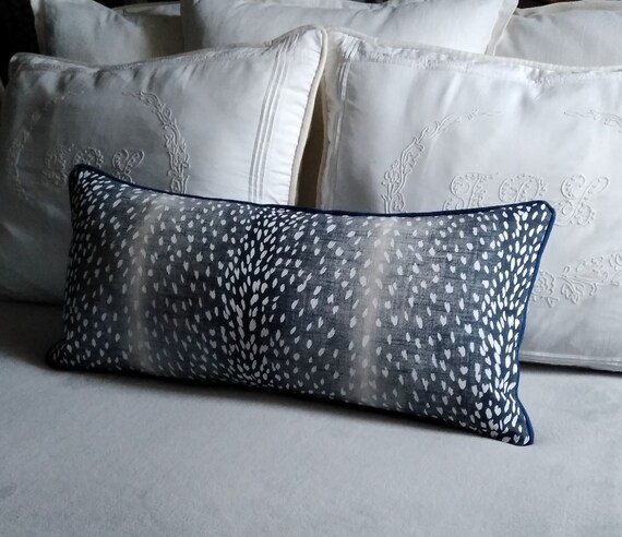 blue antelope pillow