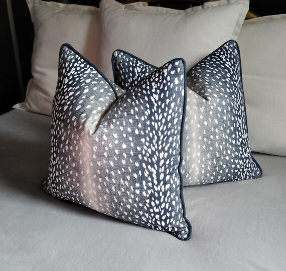 blue antelope pillow