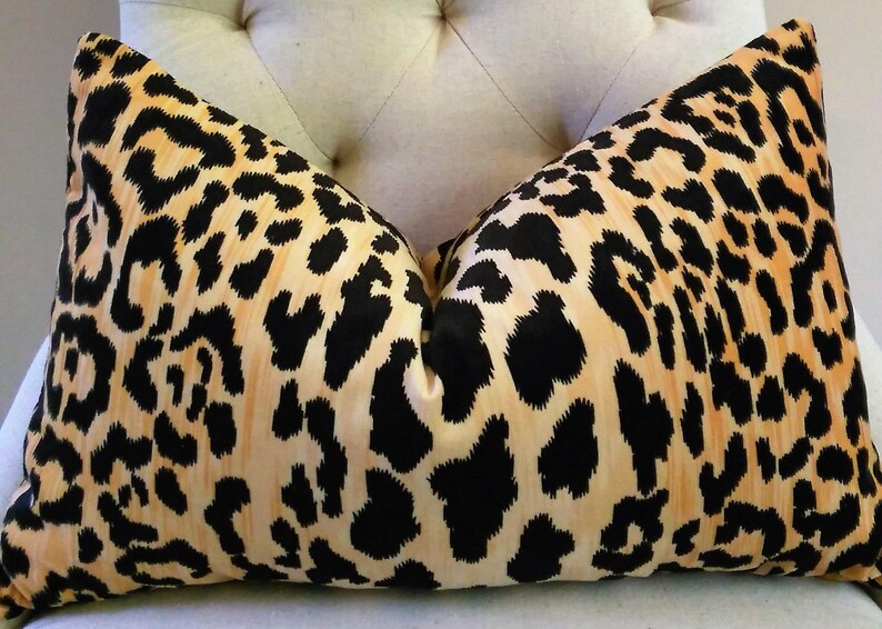 Leopard Cheetah Velvet Lumbar Pillow Lumbar Cheetah Velvet Pillow Cover