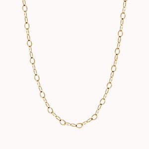 Minimalist Chain Necklace • Gold, Silver, or Rose Gold - Basic Chain Necklace - Dainty Necklace - Layering Necklace - Thin Chain Choker