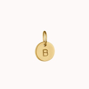 Tiny Disc Charm • Add On Personalized Pendant - Custom Jewelry - Removable Charm - Mothers Day Gift for Her - Memory - New Mom - Birthday