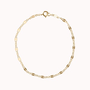 Lace Chain Bracelet • Gold, Silver, or Rose Gold - Basic Chain - Simple Bracelet - Gift for Her - Minimalist Jewelry - Finished Chain
