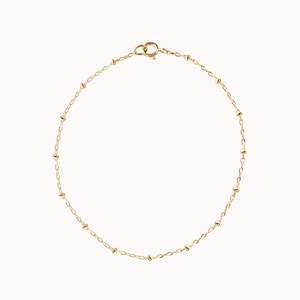 Satellite Bracelet • 14k Gold Filled or Sterling Silver - Dainty Layering Chain - Simple Minimalist Gift for Her - Friendship Bracelet